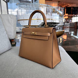  minimalist top-handle bag styled with outfit