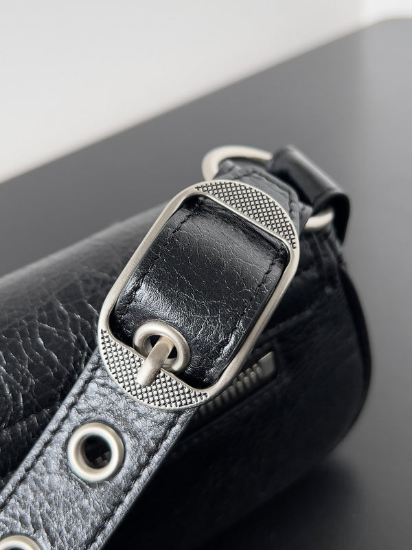 Zivas Charm Contemporary Flair Statement Handbag (Polished Everyday Piece) – Angled View