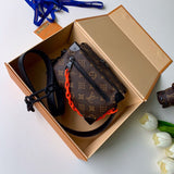 Close-up detail of refined signature women's handbag – women's statement bag