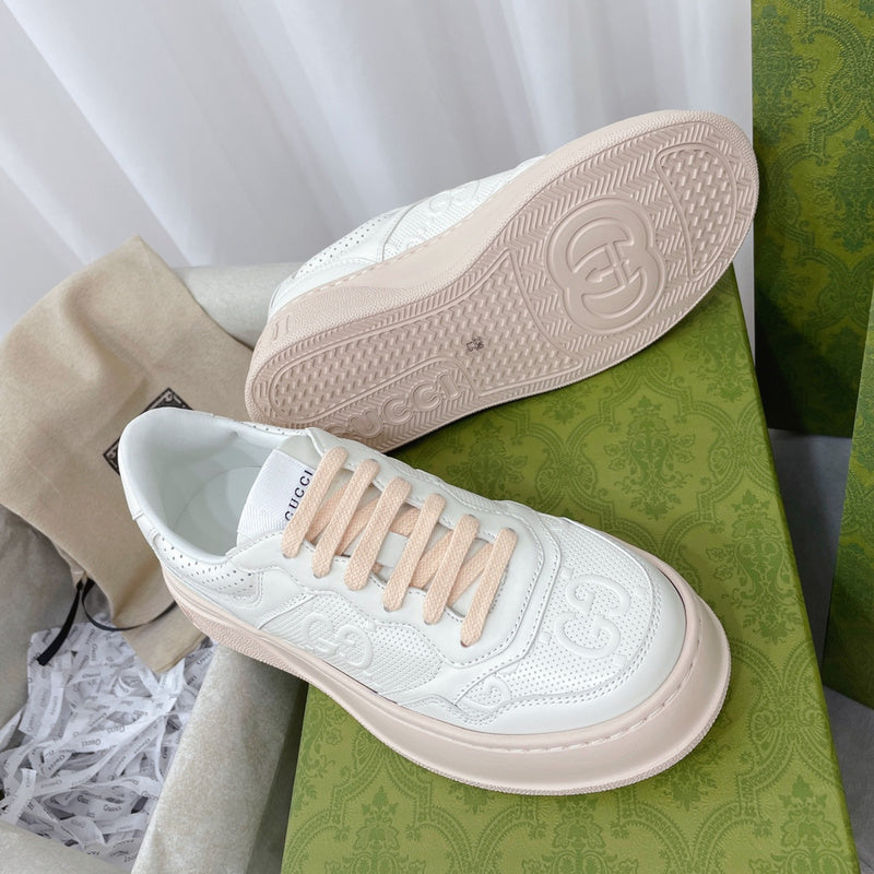 Gucci fresh white-and-black luxury sneakers view 6 sleek tonal finish