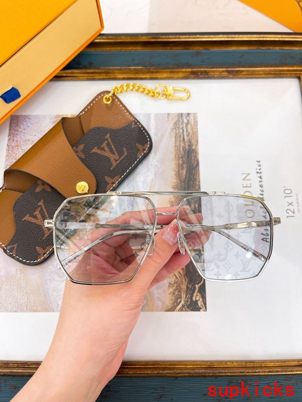 Angled view of Louis Vuitton unisex sunglasses
