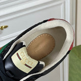 Gucci sneakers detailed view showing premium designer craftsmanship