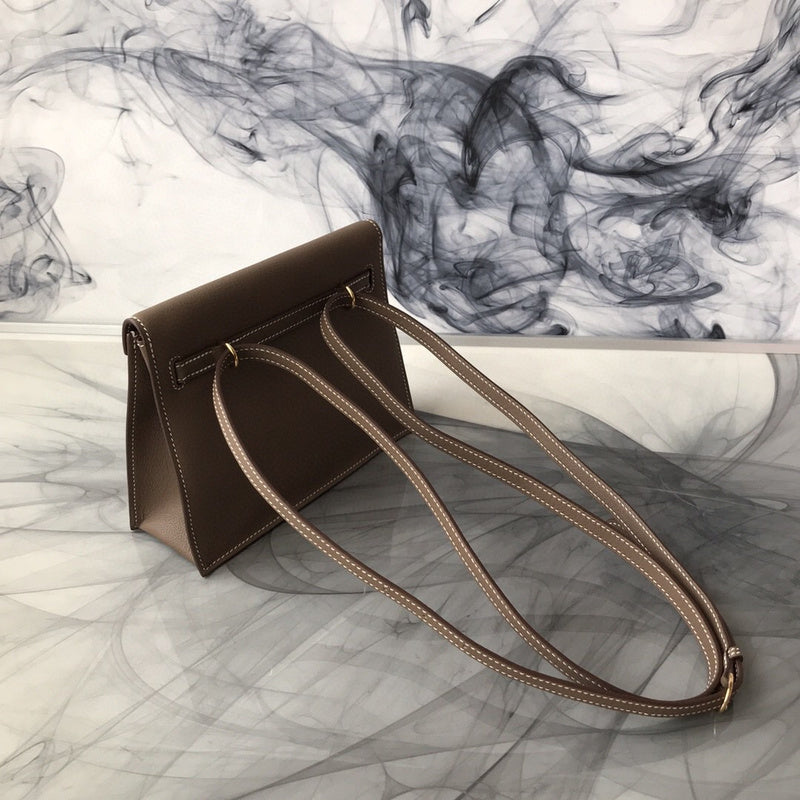 Close-up detail of sleek bag design