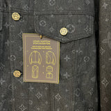 Full styled look of Louis Vuitton luxury clothing with label-forward styling
