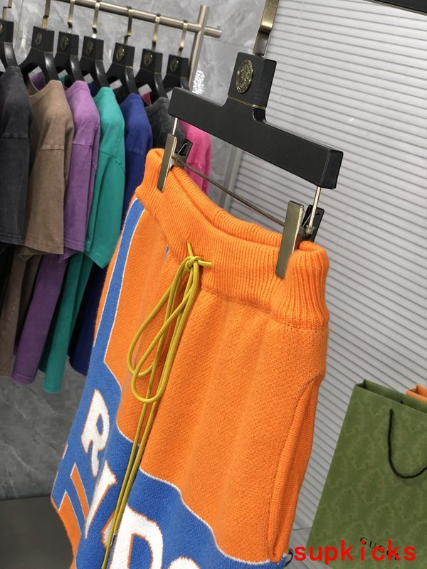 Front view of Rhude luxury clothing with relaxed-fit cut
