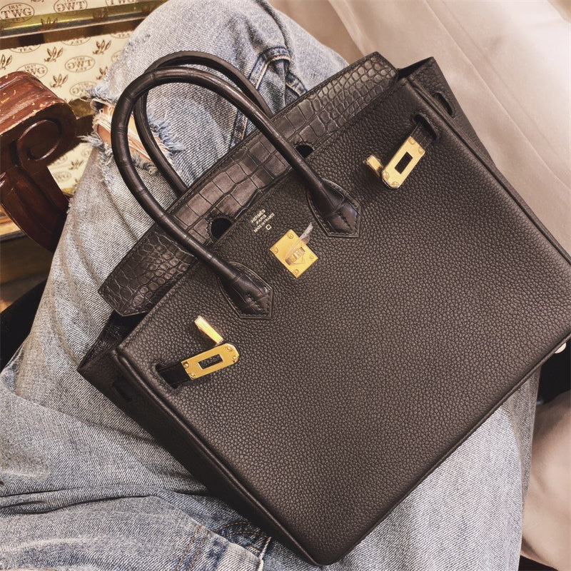  Signature structured bag front view 7