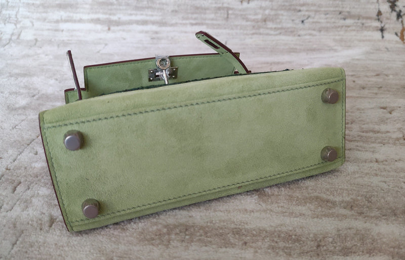 Modern bag shown from front angle