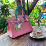 Close-up detail of smart bag design