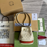Side profile of structured modern women's handbag – women's luxury handbag
