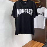 Back view of Moncler luxury clothing with relaxed-fit cut