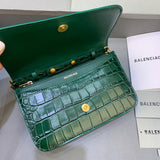 Statement Faux Leather Handbag - Versatile Everyday Design | Women's Statement Accessory #477 - styled full view (image 7) of designer-inspired handbag