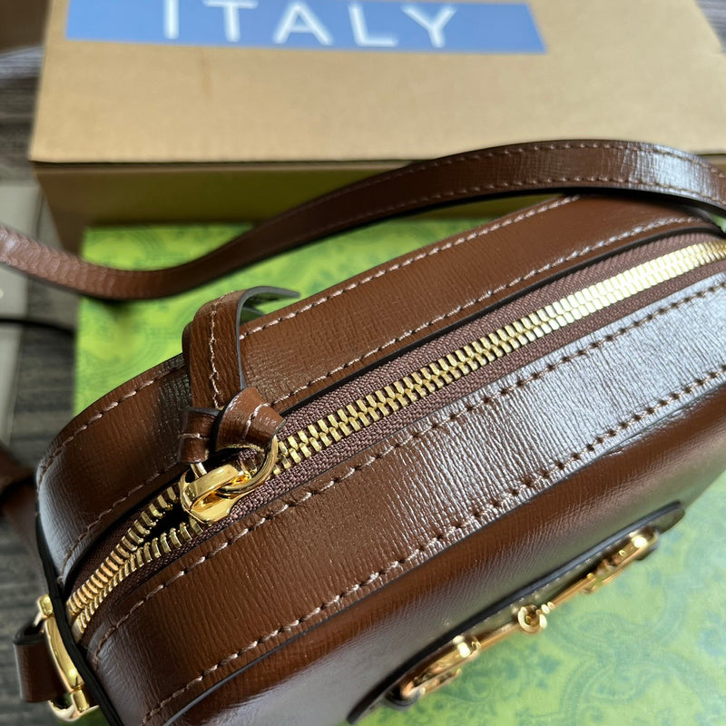 Back view of refined signature women's handbag – women's designer-style accessory