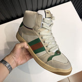 Gucci all-black luxury sneakers view 10 heritage-inspired look