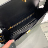 Chic Faux Leather Handbag - Premium Craftsmanship Detailing | Women's Statement Accessory #391 - alternate angle view (image 8) of designer-inspired handbag