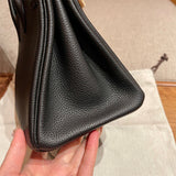  top-handle bag close-up of hardware and finish