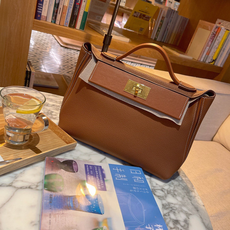 Timeless bag shown from front angle