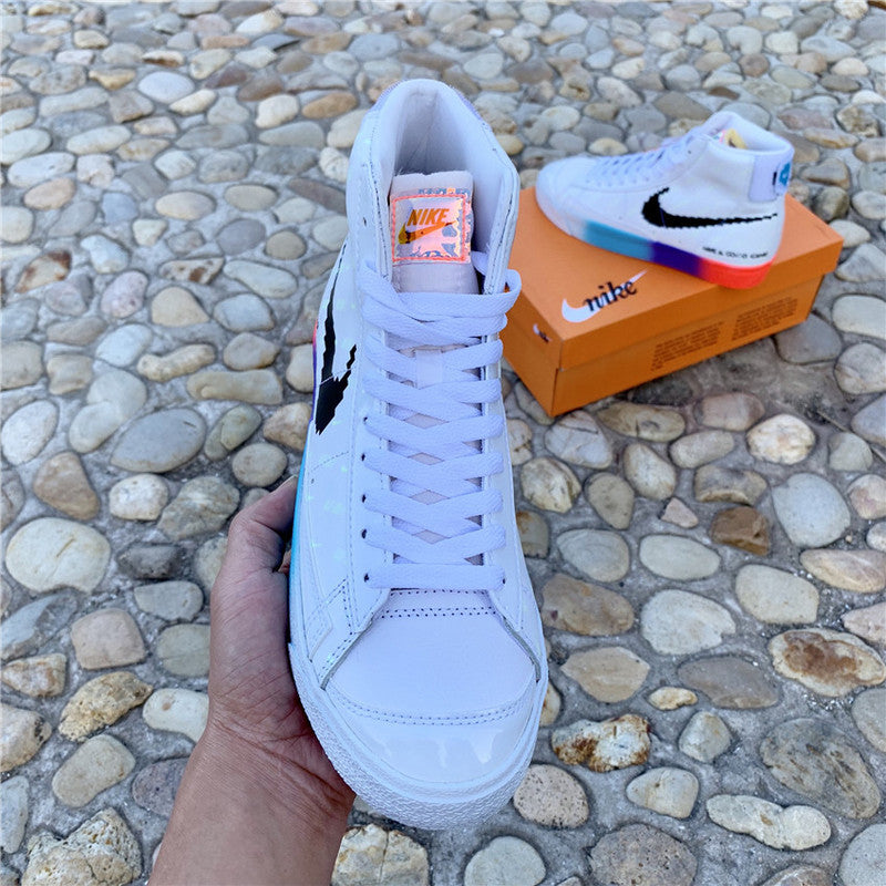 Nike Men's & Women's Premium Designer Sneakers — Style 034 side view