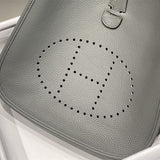 Side view of chic structured handbag