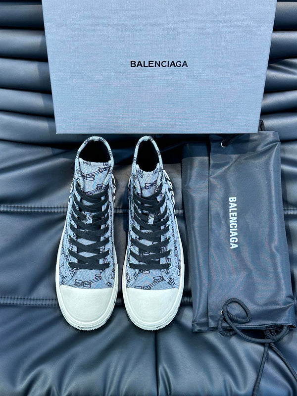 Balenciaga White Ankle Boots - Lifestyle Styling Shot