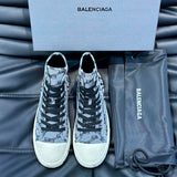 Balenciaga White Ankle Boots - Lifestyle Styling Shot