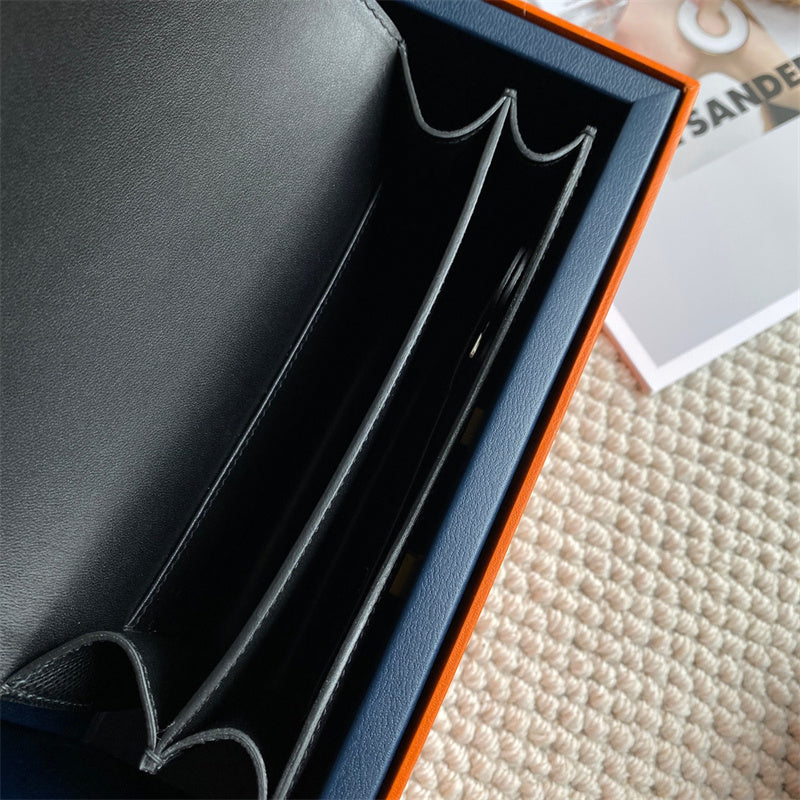 Close-up detail of poised bag design