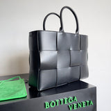 Chic Vegan Leather Handbag - Polished Finish | Women's Everyday Carry Handbag #1580 - product detail shot (image 10) of designer-inspired handbag