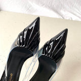 Saint Laurent designer shoes full view