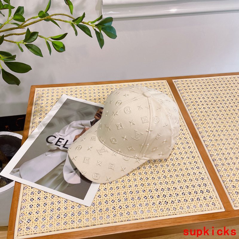 Close-up detail view of Louis Vuitton unisex cap