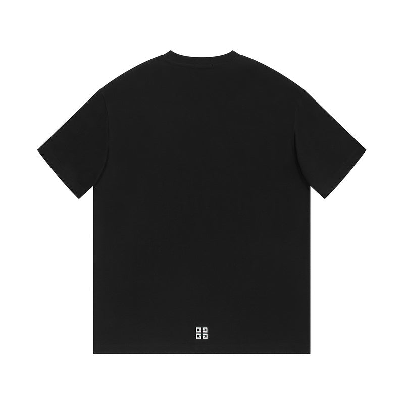 Side profile of Givenchy luxury clothing with monogram-inspired silhouette