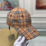 Front view of Burberry unisex cap