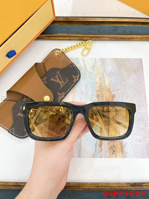 Front view of Louis Vuitton unisex sunglasses