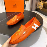 Hermès Burgundy Slip-On Sneakers - Lifestyle Styling Shot