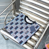 Close-up detail shot of Louis Vuitton cotton t-shirt with relaxed-fit cut