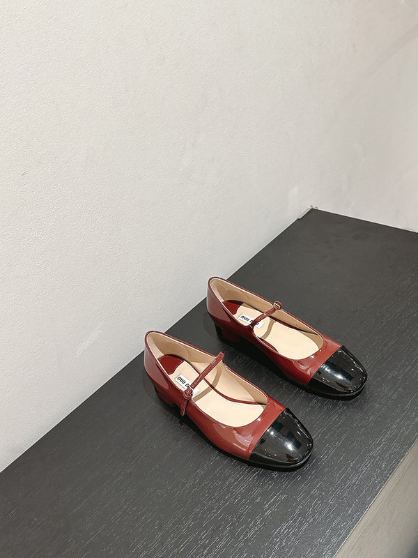 Miu Miu luxury shoes detail shot