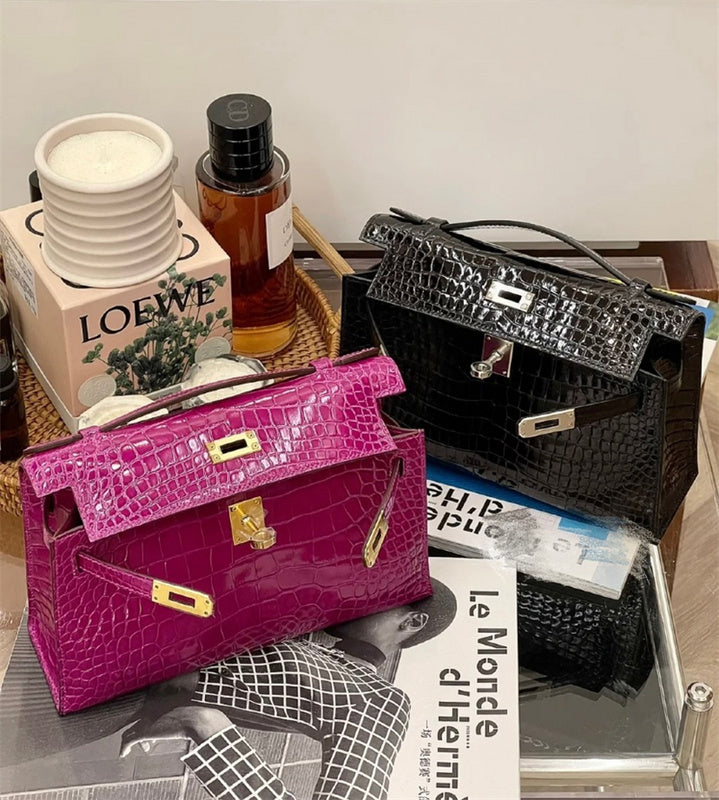  streamlined satchel styled with outfit 12