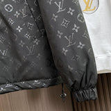 Side profile of Louis Vuitton luxury clothing with streetwear-inspired cut