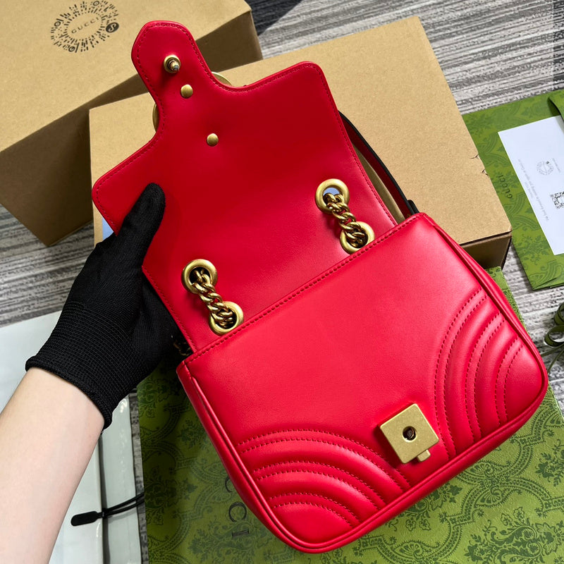 Side profile of classic elevated women's handbag – women's premium purse