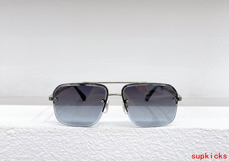 Lifestyle view of Louis Vuitton unisex sunglasses