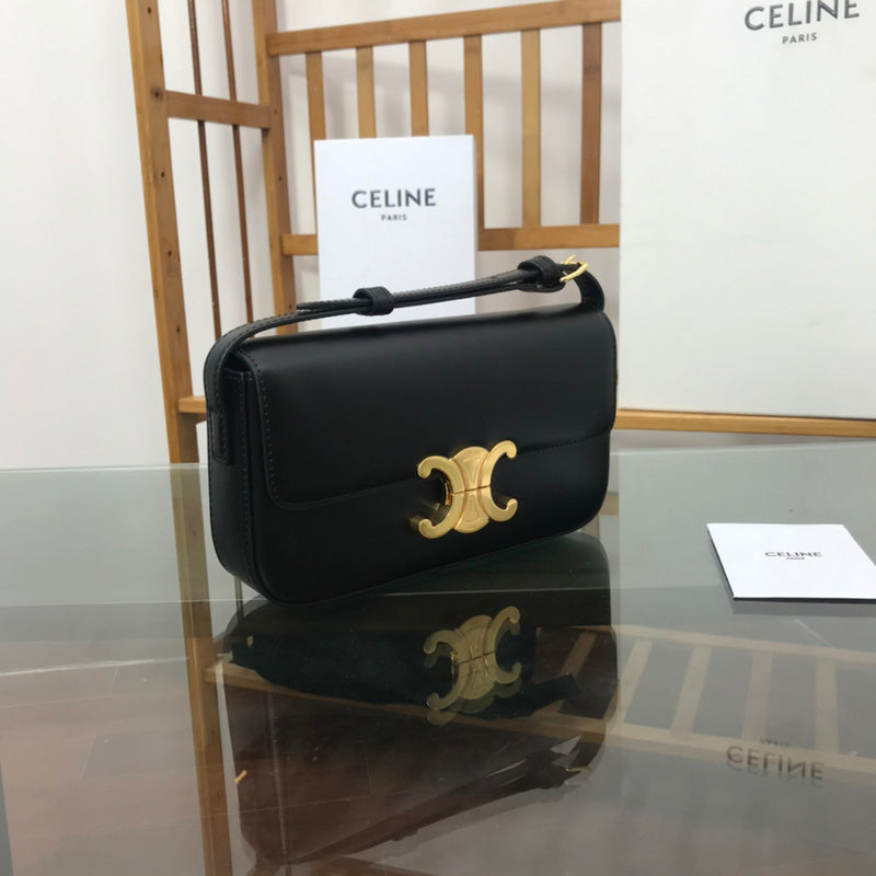 Side profile of chic sleek women's handbag – women's statement bag