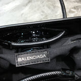 Polished Vegan Leather Handbag - Everyday Elegance | Women's Designer-Inspired Purse #908 - texture close-up (image 9) of designer-inspired handbag