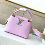 Front view of sleek elevated women's handbag – women's premium purse