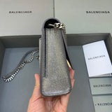 Bold Premium PU Leather Handbag - Signature Hardware Accents | Women's Designer-Inspired Purse #459 - back view (image 4) of designer-inspired handbag