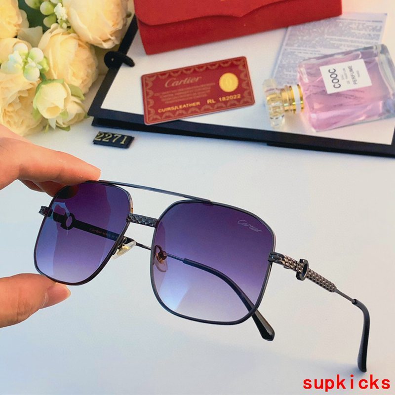 Full view of Cartier unisex sunglasses