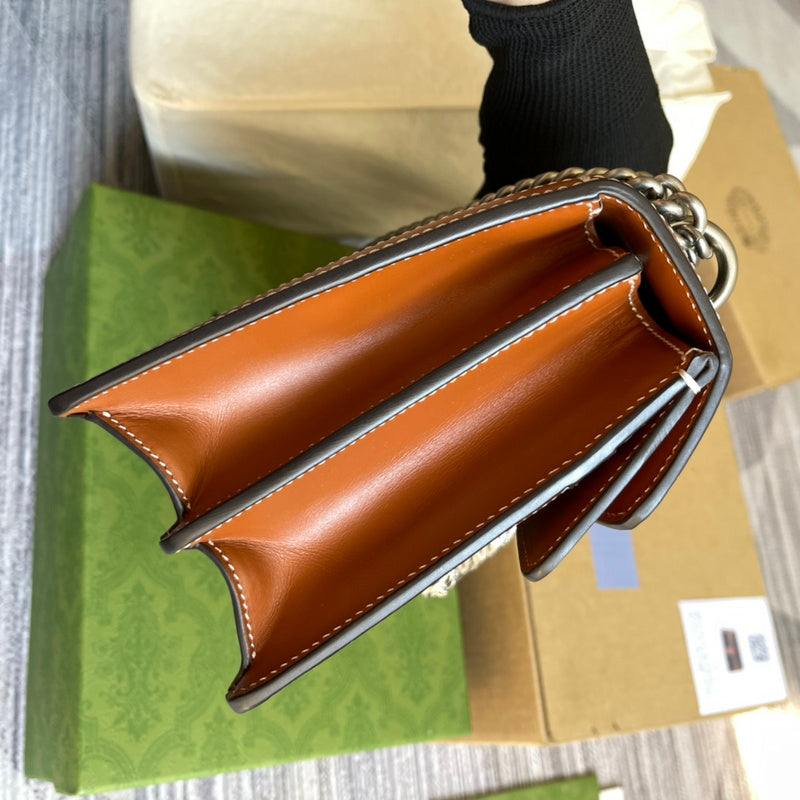 Top view of chic sleek women's handbag – women's designer-style accessory