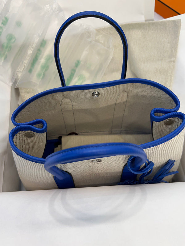 Close-up detail of curated bag design