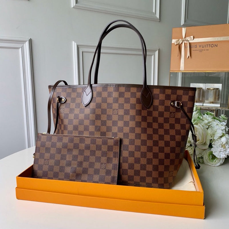 Front view of classic polished women's handbag – women's everyday handbag