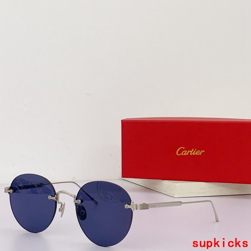Angled view of Cartier unisex sunglasses