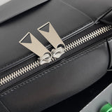 Statement Vegan Leather Handbag - Modern Structured Build | Women's Designer-Inspired Purse #1587 - hardware and detail close-up (image 5) of designer-inspired handbag