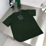 Back view of Louis Vuitton cotton t-shirt with label-forward styling