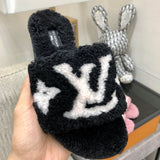 Louis Vuitton Nude Combat Boots - Front View